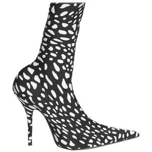 Knife boots Dalmatian Balenciaga heels